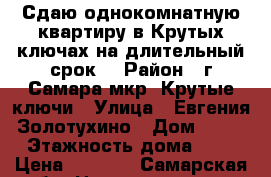 Сдаю однокомнатную квартиру в Крутых ключах на длительный срок  › Район ­ г.Самара мкр. Крутые ключи › Улица ­ Евгения Золотухино › Дом ­ 18 › Этажность дома ­ 3 › Цена ­ 8 000 - Самарская обл. Недвижимость » Квартиры аренда   . Самарская обл.